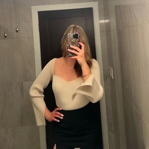 Sweetheart Neckline Shirt